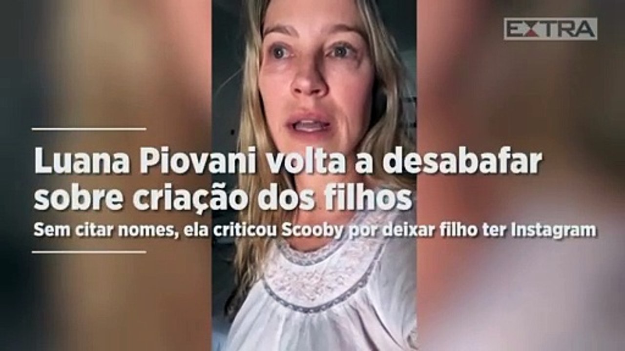 'Paga nem 50% das despesas': Luana Piovani dispara contra Scooby após surfista autorizar filho a ter conta no Instagram