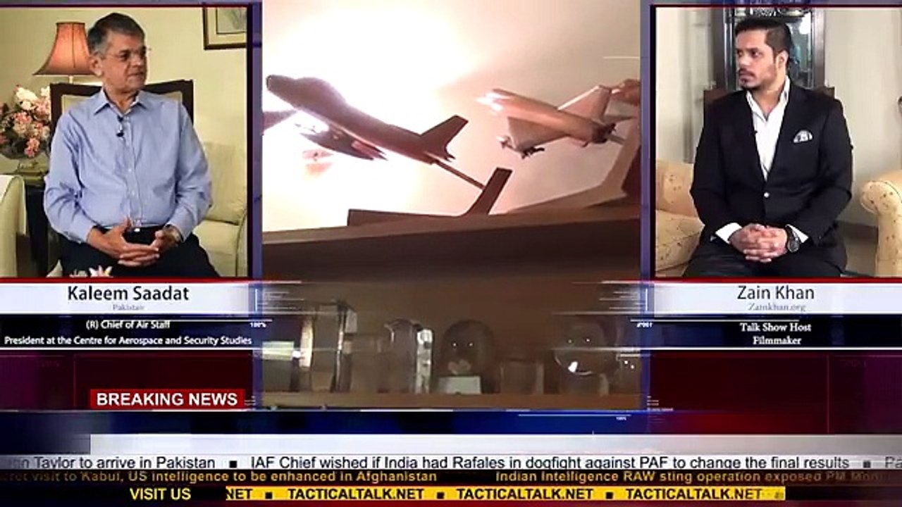 Journalist Zain Khan podcast with Pakistan Airforce Chief (R) Kaleem Saadat on Operation Swift Retort