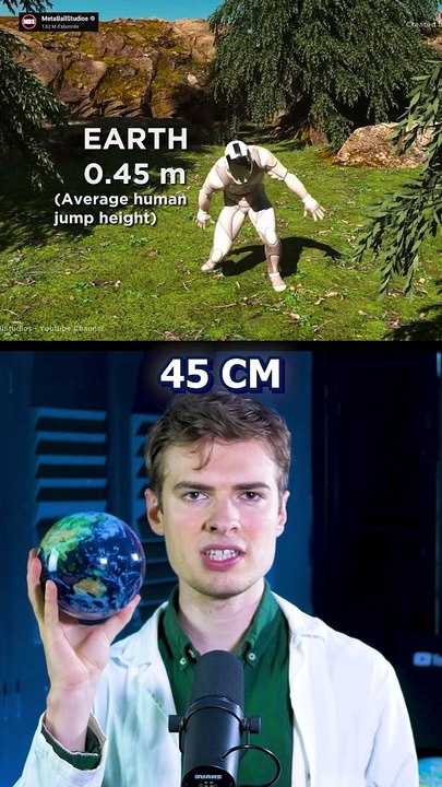 À QUELLE HAUTEUR ON PEUT SAUTER SUR LES PLANÈTES ?