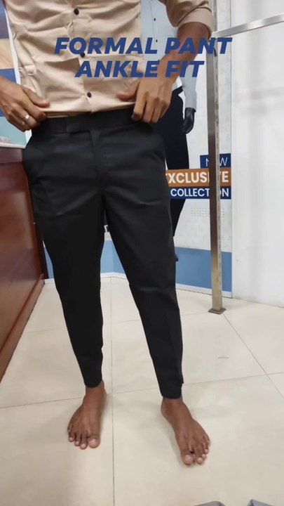 Formal pant ankle fit