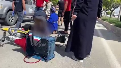 Van'da otomobilin çarptığı bisikletin sürücüsü yaralandı