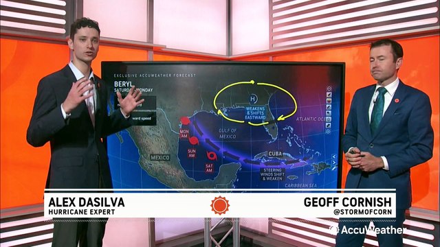 Beryl strengthens ahead of Texas landfall
