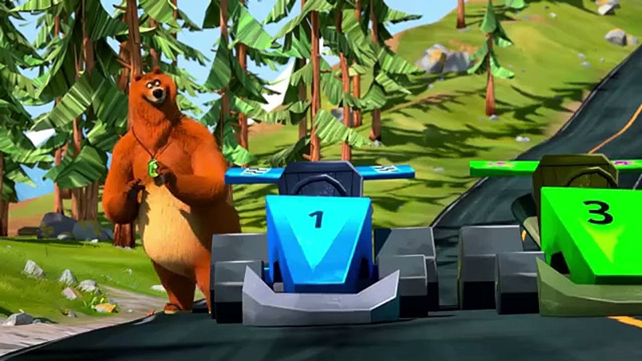 A spectacular racing cars - Grizzy & the Lemmings