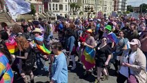 Colourful scenes at Portsmouth Pride