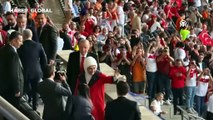 Cumhurbaşkanı Erdoğan Berlin Olimpiyat Stadı'nda