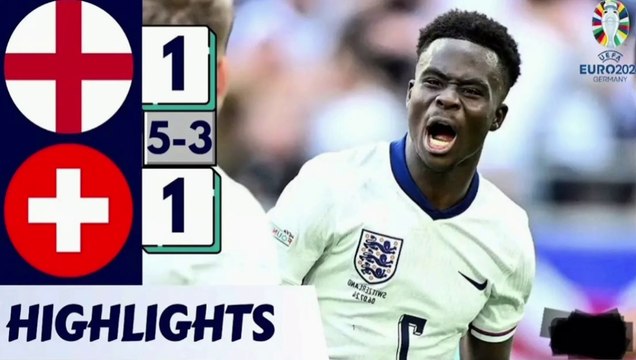 England (1-1) Switzerland | All Goals & Extended Highlights | UEFA Euro Cup 2024