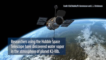 Potentially Habitable Super-Earth Has Water Vapor in Atmosphere