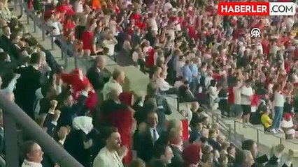 Cumhurbaşkanı Erdoğan, Samet Akaydin'in golüne böyle sevindi