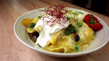 Black Bean and Butternut Squash Enchiladas