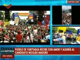 Candidato presidencial Nicolás Maduro es recibido con amor y alegría por el pueblo de Yaritagua