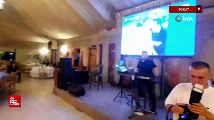 Tokat'ta düğüne milli maç arası