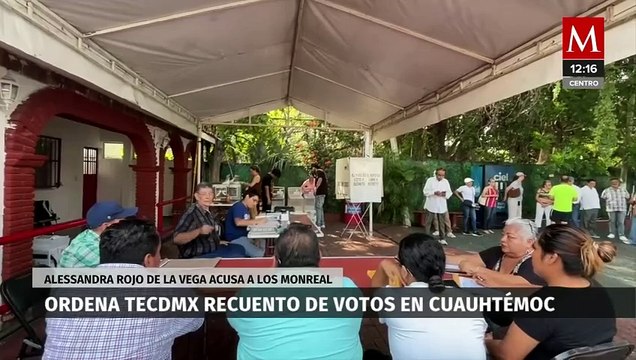 TECDMX ordena recuento de votos en la alcaldía Cuauhtémoc
