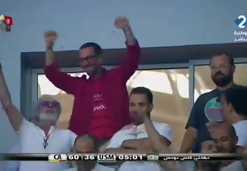تفاعل المستشهر الجديد للنادي الافريقي في نهائي كرة السلة