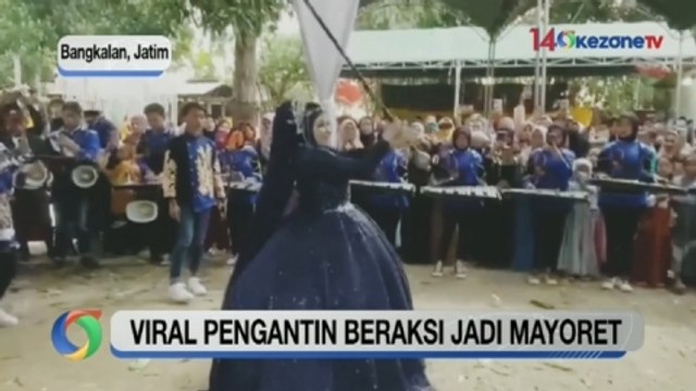 OKEZONE UPDATES: Viral Pengantin Beraksi Jadi Mayoret hingga Heboh Kelahiran Bison Putih