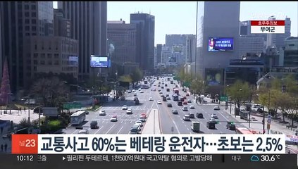교통사고 60%는 베테랑 운전자…초보는 2.5%