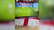 East Sussex England fans react to Alexander-Arnold Penalty at Euros