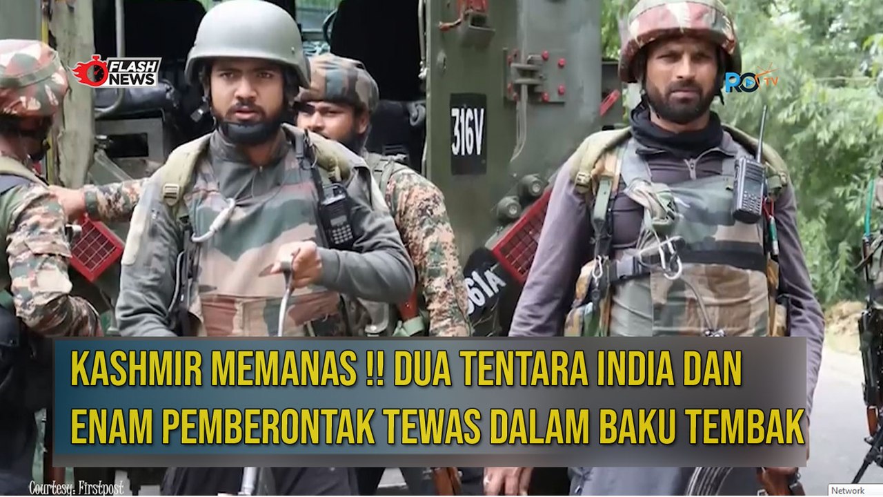 Dua Tentara India dan Enam Pemberontak Tewas dalam Baku Tembak di Kashmir