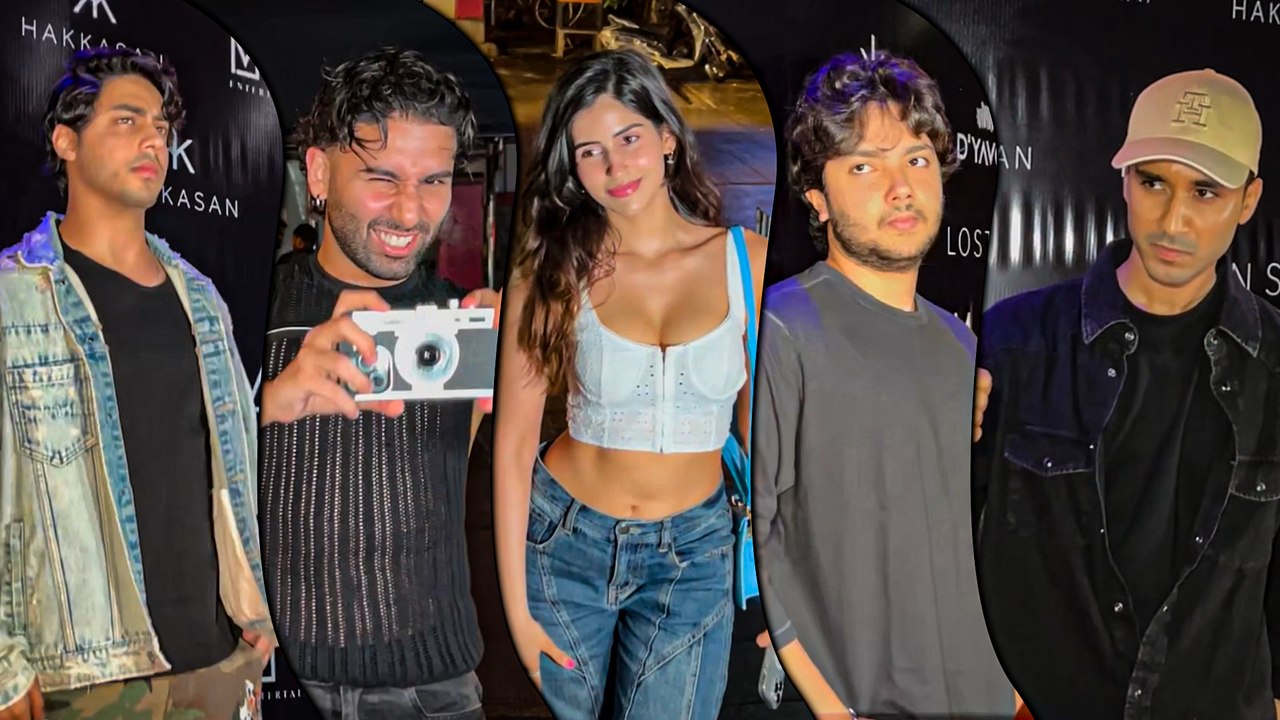 Aryan Khan, ORRY, Sakshi Malik, Raghav Juyal, Nirvaan Khan & Others Party Together In Bandra!