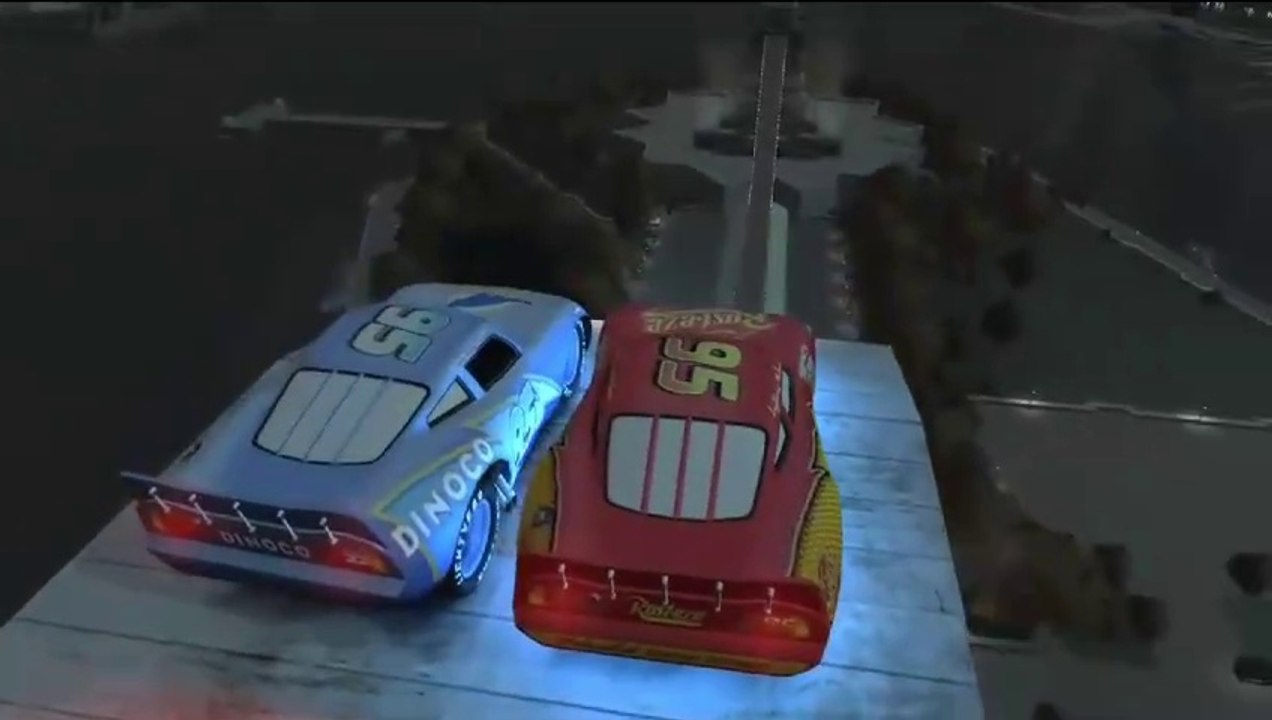 Happiness Ramp v2 Lightning McQueen VS Dinoco Disney cars by Onegamesplus