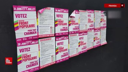 Fransa'da seçim önlemi: Mağaza vitrinleri tahta plakalarla kapatıldı