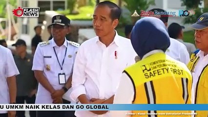 Jokowi Resmikan Bendungan Pamukkulu di Kabupaten Takalar Sulawesi Selatan