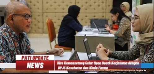 Bekerjasama dengan BPJS Kesehatan dan Kimia Farma, Biro Kemensetneg Gelar Open Booth