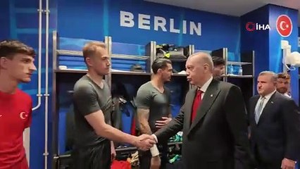 Cumhurbaşkanı Erdoğan'dan millilere tebrik