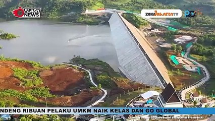 PRESIDEN JOKOWI RESMIKAN BENDUNGAN PAMUKKULU DI KABUPATEN TAKALAR