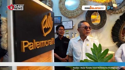 MENDAG ZULKIFLI HASAN LEPAS EKSPOR PRODUK DEKORASI RUMAH KE SPANYOL