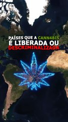 @vitalegeo  Paises em que a C4nn4bis é liberada ou descriminalizada #geografia #geopolitica #mapas #vitalegeo