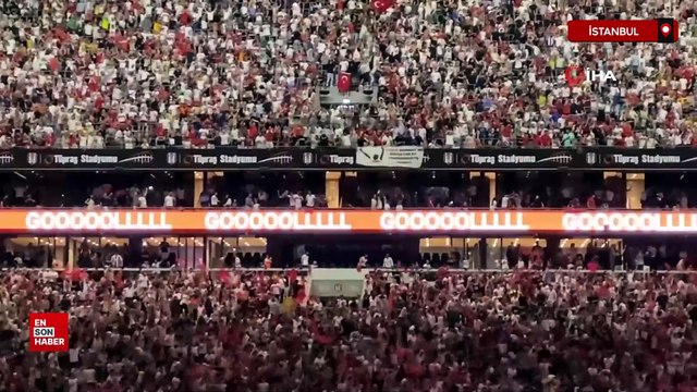 A Milli Futbol Takımı'nın çeyrek final heyecanı Beşiktaş Stadyumu’nda yaşandı