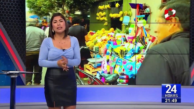 Surquillo: comerciantes venden sus productos en la calle tras cierre de mercado