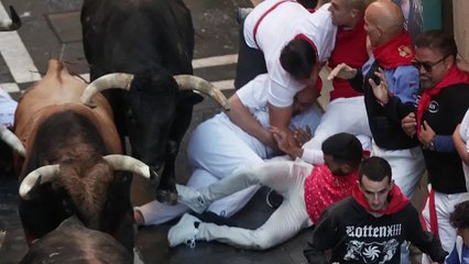 Resumen del primer encierro de San Fermín 2024