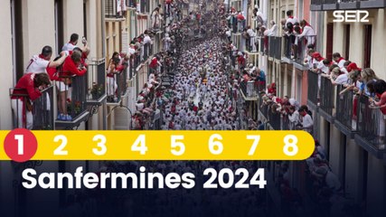 Primer encierro de San Fermín 2024 (07/07/24)