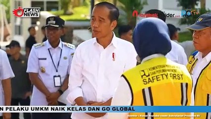 JOKOWI RESMIKAN BENDUNGAN PAMUKKULU DI KABUPATEN TAKALAR, SULAWESI SELATAN