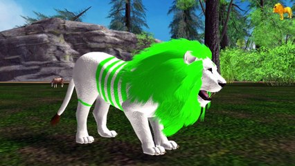 Lion and Fox Friendship