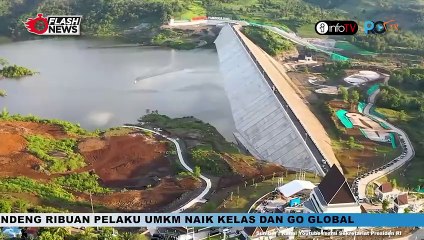 JOKOWI RESMIKAN BENDUNGAN PAMUKKULU DI KABUPATEN TAKALAR, SULAWESI SELATAN