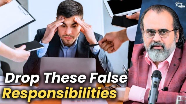 Drop these false responsibilities || Acharya Prashant, with IIT Kharagpur (2022)