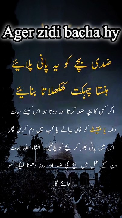 Ziddi bacha