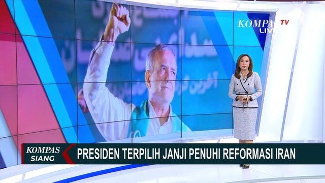 Presiden Terpilih Iran, Masoud PezeshkianJanjikan Kebebasan untuk Rakyat