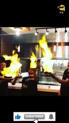 Unsuccessful fire show - the end - funny fails  TRY NOT TO LAUGH #funny #funnyfails #funnyvideo