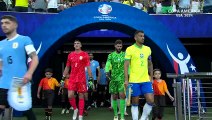 Uruguay vs Brazil 0-0 (Pens 4-2) Match Highlights 06/07/2024