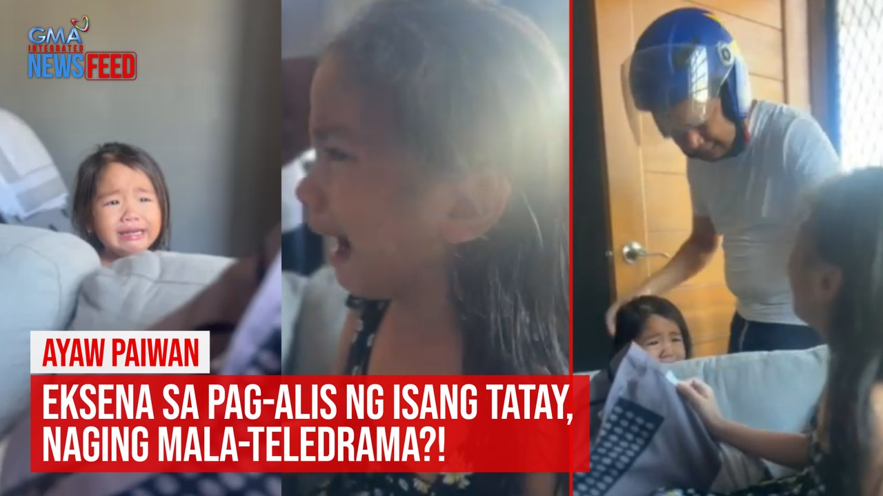 Ayaw paiwan! Eksena sa pag-alis ng isang tatay, naging mala-teledrama?! | GMA Integrated Newsfeed