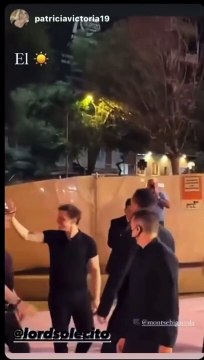 La salida de Luis MIguel del concierto del Bernabeu