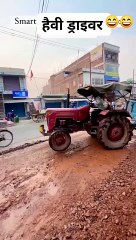 Crazy tractor driver funny vedio