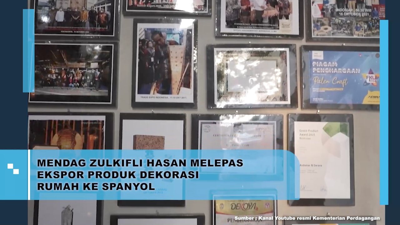 Mendag Zulkifli Hasan Melepas Ekspor Produk Dek...