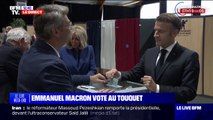 Second tour des législatives: Emmanuel Macron a voté au Touquet avec son épouse