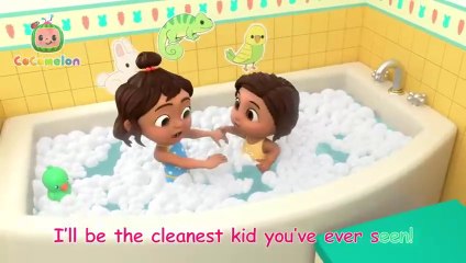 Bath Song!  with Nina! | CoComelon Nursery Rhymes & Kids Songs