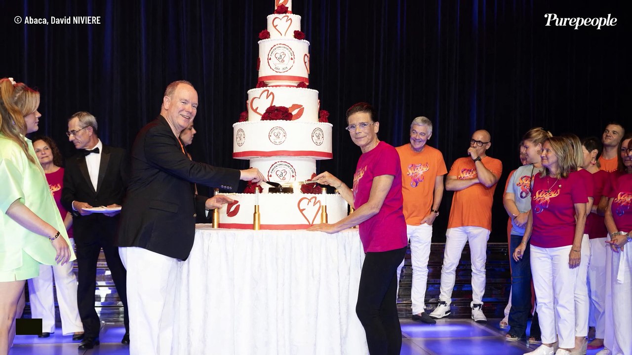 Albert de Monaco et Stéphanie se lâchent au rythme des années 1980 : Camille Gottlieb et Pauline Ducruet à leurs côtés