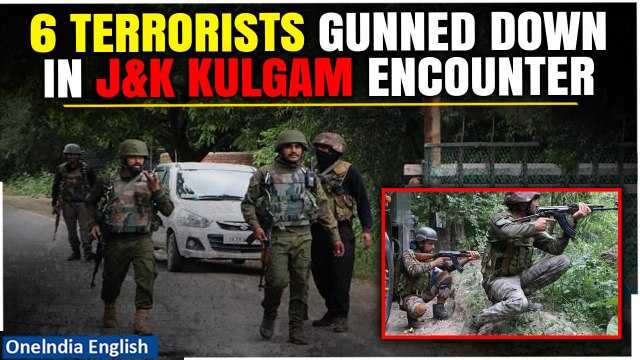 J&K Kulgam Encounter: 2 Soldiers Killed In Twin Encounters, 6 Terrorists Neutralised | Watch